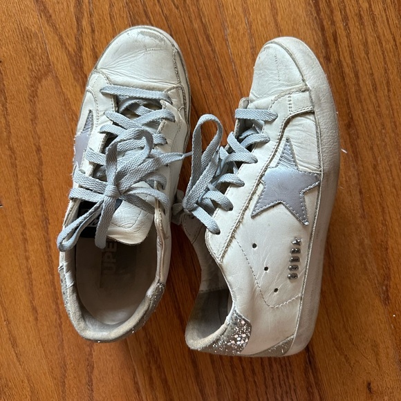 Golden Goose Shoes - Golden Goose Superstar, 36, silver
